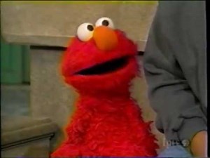 Sesame Street #3814 Elmo Plays Basketball with Miles