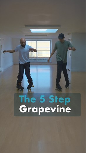 Mellow on Instagram: "The 5-Step Grapevine. There are many versions of the Grapevine, but this one is a great one to initially learn as it has clear steps and can also be done to a count. Other versions, like the all-toes Grapevine, are much harder to finesse and maintain consistent timing. As with most versions, the toe flare moment is usually where people get stuck, so work to get comfortable in that element, as it will help you unlock the move. Full video link in bio 🌊 🛼 @sk8likewater @mell