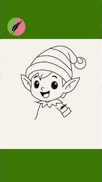 How to Draw a Festive Elf Watch the Character Come to Life! Fun Drawing Animated Elf #lidoartworks