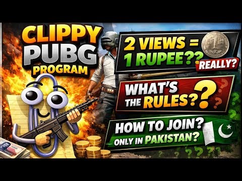 Must Watch🤑 || What is Clippy Pubg Program😎 || Detailed Descibe🤭 || 2 views=1rupees🔥