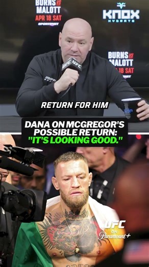 Dana White was asked about a possible return for Conor McGregor #UFC #DanaWhite #conormcgregorufc