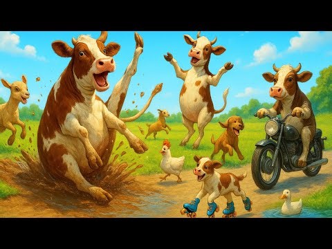 FunNy Cow dance Compilation Show 7 কোরবানিরগরুর গান – Tame Cow Shaking Head in field –joy 2 Mint Day