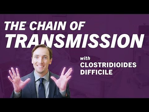 Chain of Transmission with Clostridioides Difficile