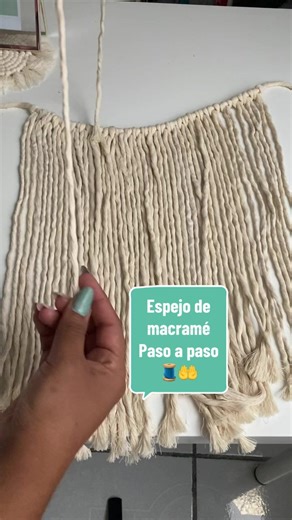 Cómo Hacer Espejo de Macramé Paso a Paso