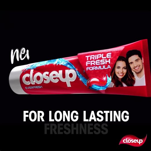 Get all day confidence with the new Close up Triple Fresh Formula. It leaves you with long lasting freshness all day long. Try it now! | Closeup | Facebook