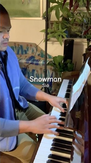 Snowman by Sia piano cover #music #pianocover #popmusic #Sia #snowman #wintervibes #chillmusic