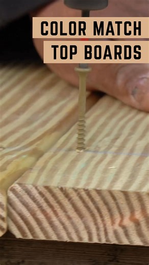 The GRK Deck Elite Top-Down Decking screws. Designed to color match top boards in pressure-treated lumber. | GRK Fasteners