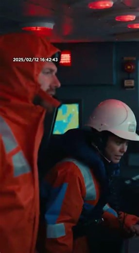 Rogue Wave Hits Container Ship (North Sea) 🌊