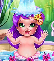 Mermaid Baby Bath