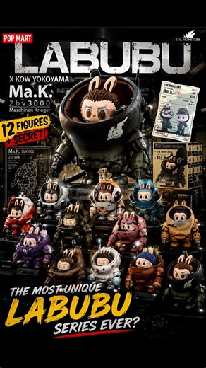 POP MART Unboxing Labubu x Kow Yokoyama Ma.K!