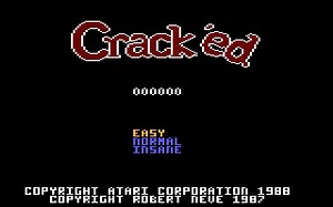 Crack’ed (Atari 7800) - online game | RetroGames.cz