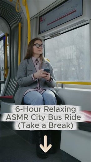 Relaxing City Bus ASMR 🚎✨ (Take a Break)