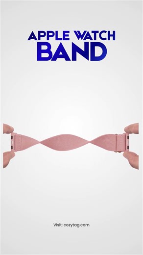 🔥 Level up your Apple Watch with this stunning Incarnadine Pink Polyester Nylon Band