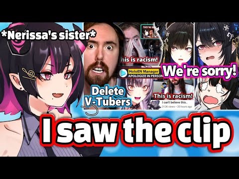Nerissa's Sister responds to the Asmongold Clip... 【Nerissa / Hololive EN】
