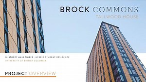 5.3K views · 48 reactions | Pairing hybrid construction with mass timber provided a variety of benefits for Brock Commons Tallwood House. https://bit.ly/2zJNL30 | Think Wood | Facebook
