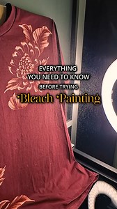 Thinking about diving into bleach painting? Here’s what you really need to know before you start! 🧤 Safety First Always wear gloves, respirator mask and old clothes — bleach is super messy and can ruin fabrics instantly. Work in a well-ventilated area — bleach fumes can be harmful in closed spaces. Never mix bleach with other cleaners or chemicals! 🎨 Painting Tips Start with 100% cotton shirts — they bleach more predictably and give brighter results. Always test your bleach mix on a scrap piec