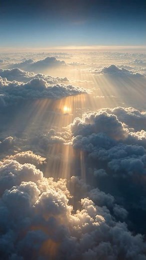 Plane Lands Through Clouds | Stunning Cloud Landing View | Airplane Descends from Sky