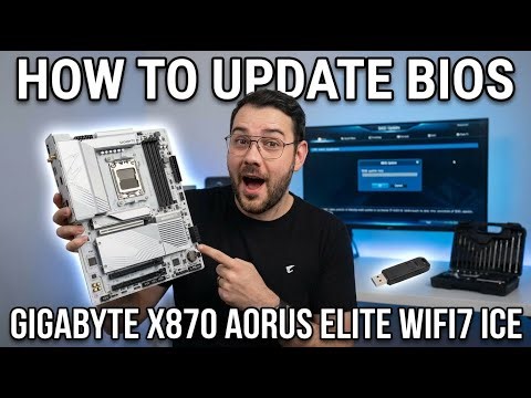 How to Update BIOS on the GIGABYTE X870 AORUS ELITE WIFI7 ICE | Clean Step-By-Step Guide