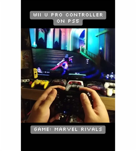 Wii U Pro Controller on Marvel Rivals (PS5) w/ Brook Wingman FGC2 #marvelrivals #psylocke #ps5 #gaming