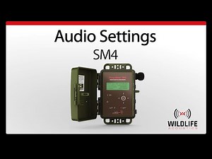 Song Meter SM4, Part 3/8: Audio Settings | Wildlife Sound Recorder