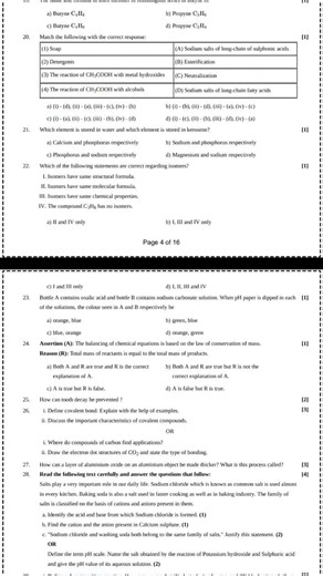 Sample Paper of Science class 10 for practice❤#stydywithme #exam #resistanceinseriesandparallel
