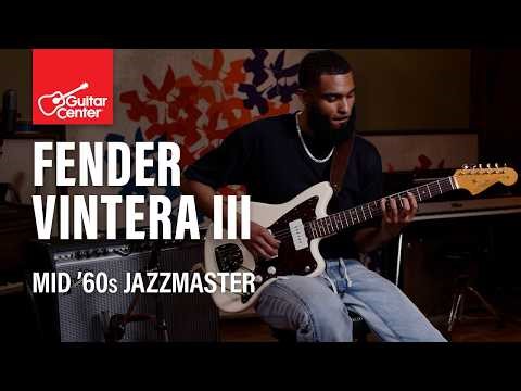NEW Fender Vintera III Mid ’60s Jazzmaster | Demo and Overview with "Freaky Rob" Gueringer