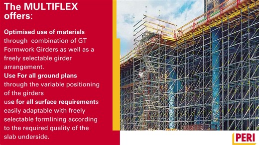 PERI's state-of-the-art modular slab formwork systems ensure fast and...