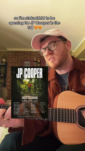 opening up for legend @JP Cooper around North America this fall!! tickets at the link in video x #livemusic #jpcooper #samfischer #northamerica #tour