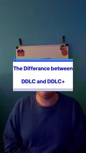 Whats the difference between Doki Doki Literature Club and DDLC ? #dokidokiliteratureclub #fyp #info #ddlc #viral