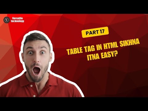 HTML Tables Made Easy | Beginner Friendly 📈🚀