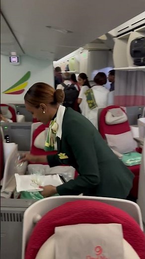 Ethiopian Airlines Business class Boeing 787Delhi to Addis Ababa #businessclass #flight #plane
