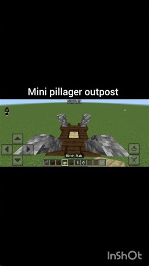 mini pillager outpost #minecraft #mini #pillagers #outpost