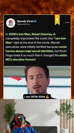 The Line That Changed Marvel History (Ironman 2008)! #shorts