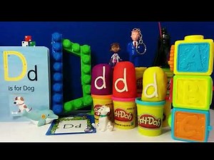 The Letter D with ABC Surprise Eggs - D is for Darth Vader Doc McStuffins Doctor Doom