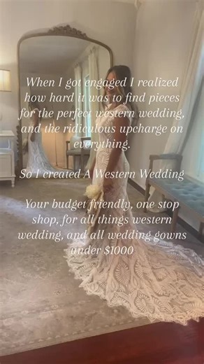 A Western Wedding | We’ve been helping brides find their dream Western Wedding gown while staying in their budget since 2022! | Instagram