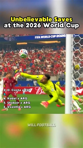 UNBELIEVABLE Goalkeeper Saves at the 2026 World Cup 🧤🔥