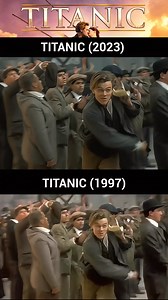 Titanic Movie 1997 vs. 2023 #Titanic #titanicmovie #KateWinslet #leonardodicaprioyoung | Moviestocry
