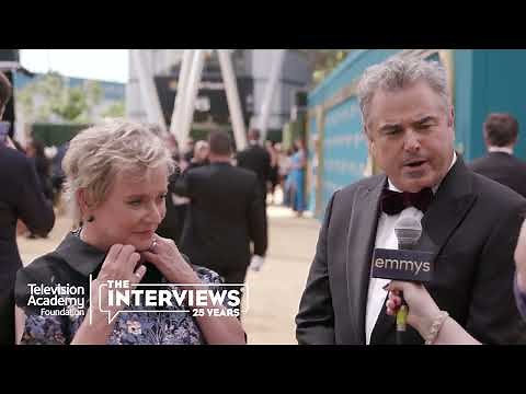 Eve Plumb and Christopher Knight ("The Brady Bunch") on the 2022 Primetime Emmys Red Carpet