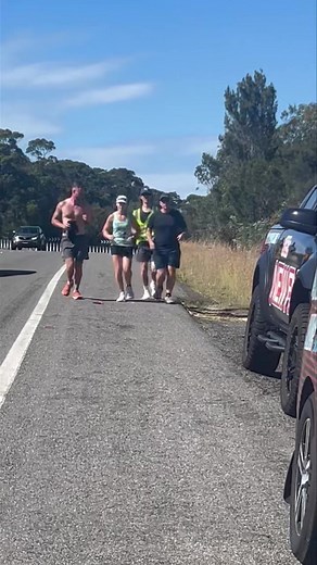 If you see Natalia Hogan ‘Running Home’ make sure you show support as you pass her. Currently on Pacific Highway near Murrays Beach. | NEWFM 1053