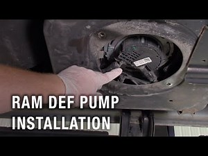 Ram DEF Pump Installation