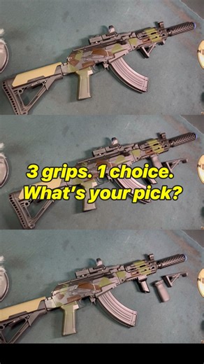 Which foregrip would YOU choose? AK Storm External Build #airsoft