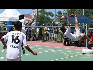 Smash Mematikan!!!Final Sepak Takraw NTT - Manggarai vs Mabar