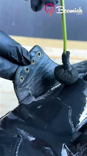 Easy polishing shoes hack #simple #shoe #polishing