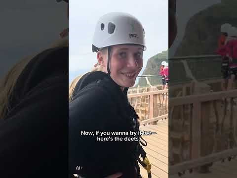 The Craziest Zipline in Europe?! 😱 | Ribeira da Janela, Madeira