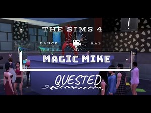 THE SIMS 4 MAGIC MIKE REQUESTED dance, rap without mic animation