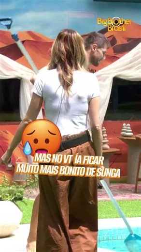 Ana Paula wants to know what time Jonas is going to put on his white swim trunks 🤭 | Shorts | BBB 26