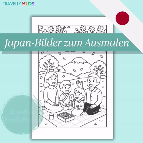 Japan Coloring Pages for Children – 70 Pages PDF, Travel Coloring Book to Print, Digital Download - Etsy UK