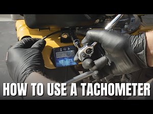 How To Use A Digital Tachometer To Adjust Engine Speed On Your Pressure Washer
