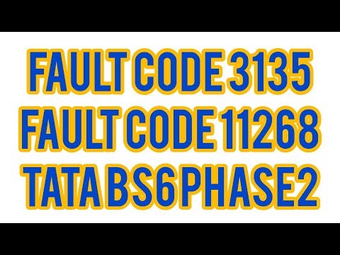 fault code 3135 || fault code 11268 || fault code 11267 || fault code 3151