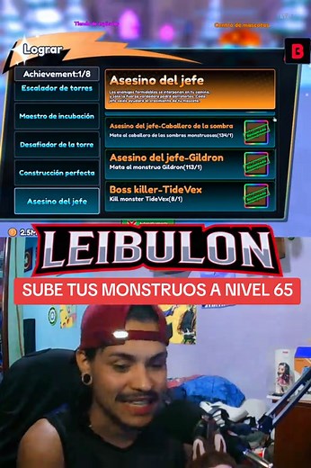 Aumenta tus monstruos a nivel 65 en Atrapa un Monstruo